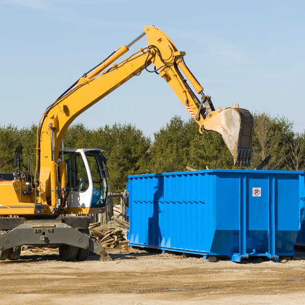 can i choose the location where the residential dumpster will be placed in Metzger